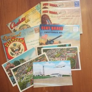 Vintage Souvenir Folders & Postcards Fort Bragg